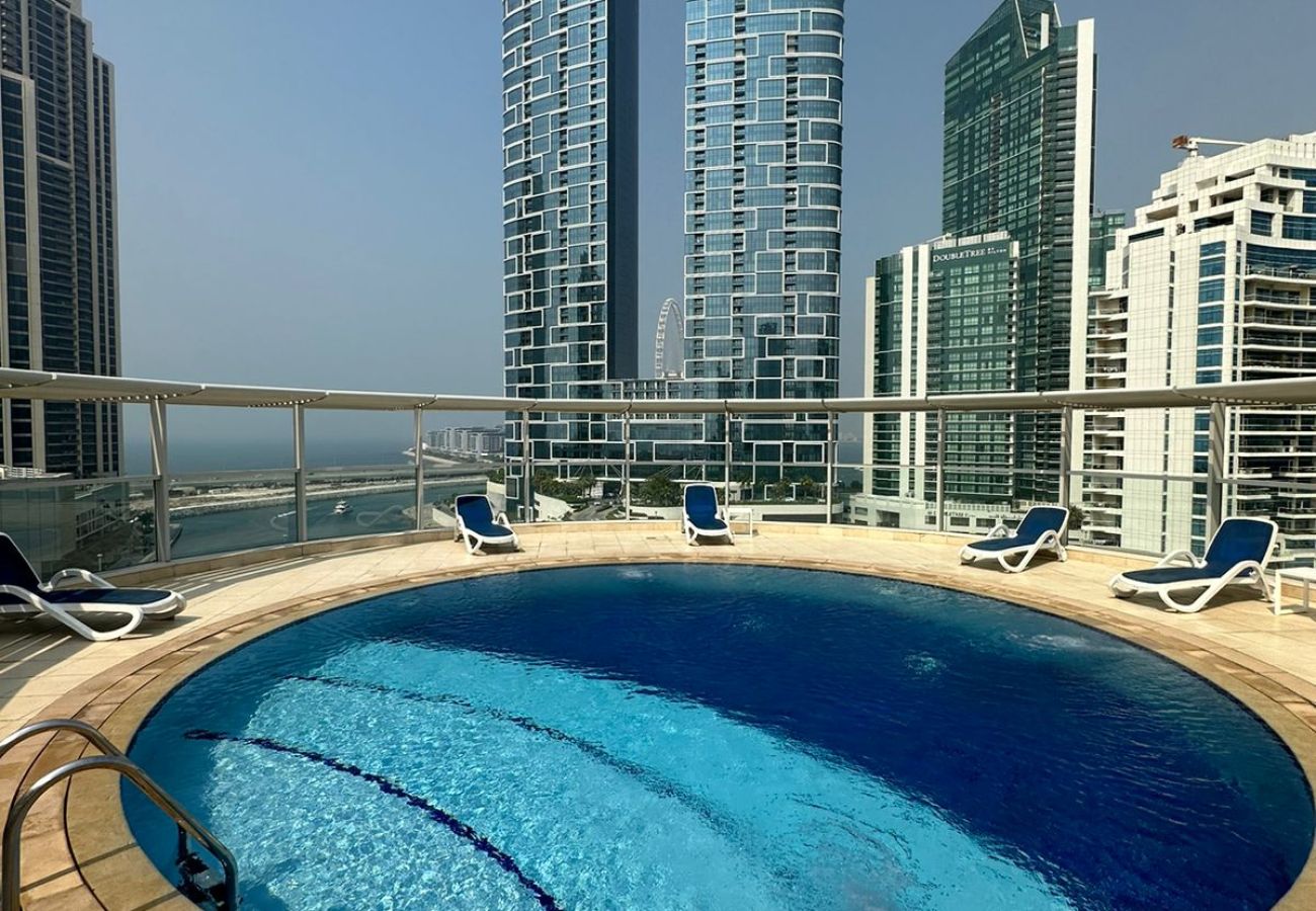 Apartment in Dubai - Versatile 1BR with Sofa Bed in Marina - PAN-09