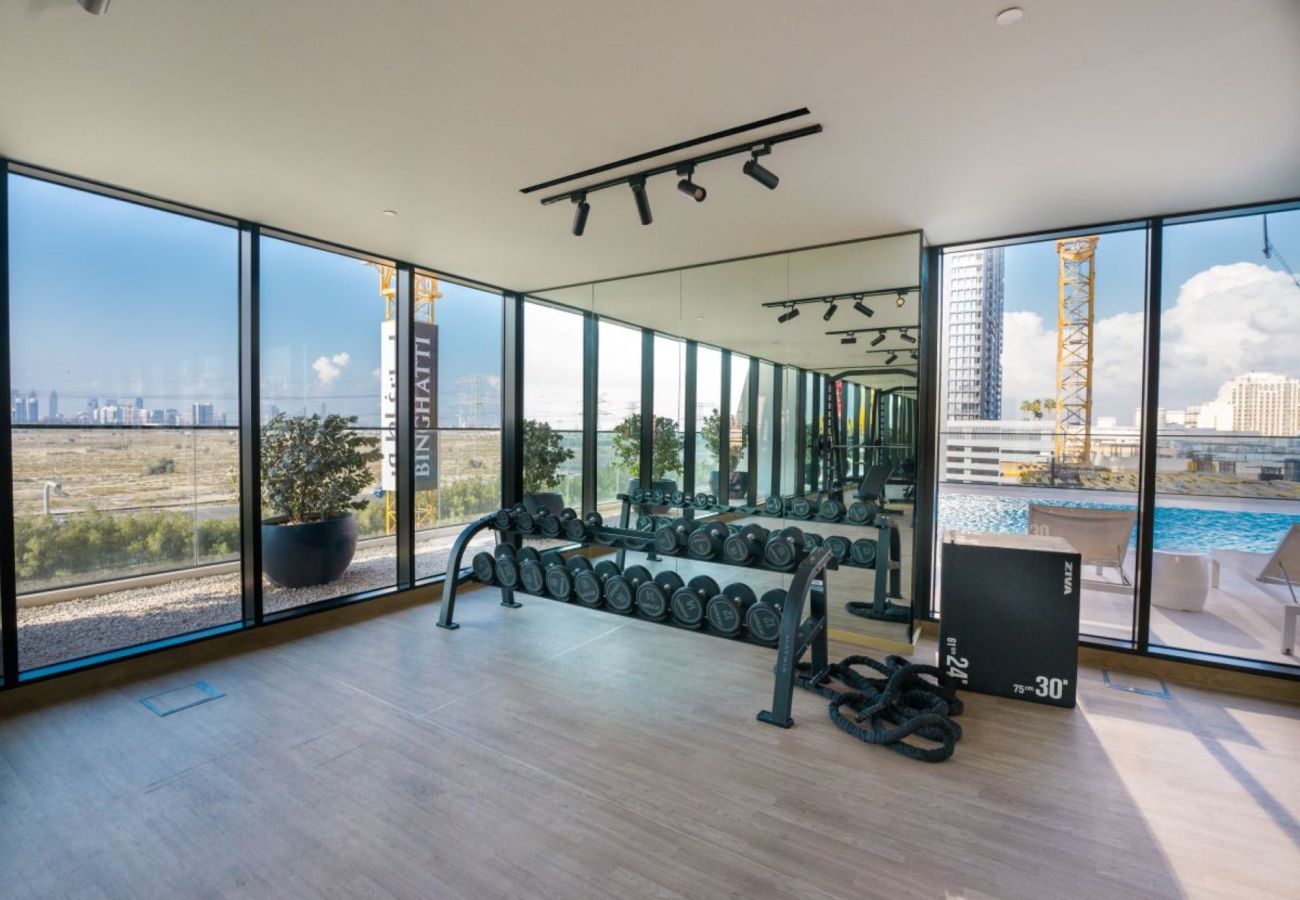 Apartment in Dubai - EasyGo - Modern 1BR in Binghatti Heights