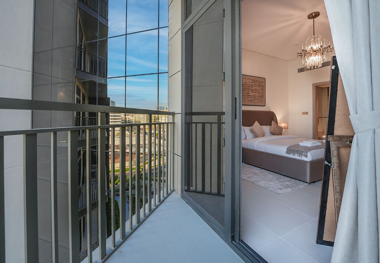 Apartment in Dubai - EasyGo - Modern 1BR with Balcony & Amenities in Arjan