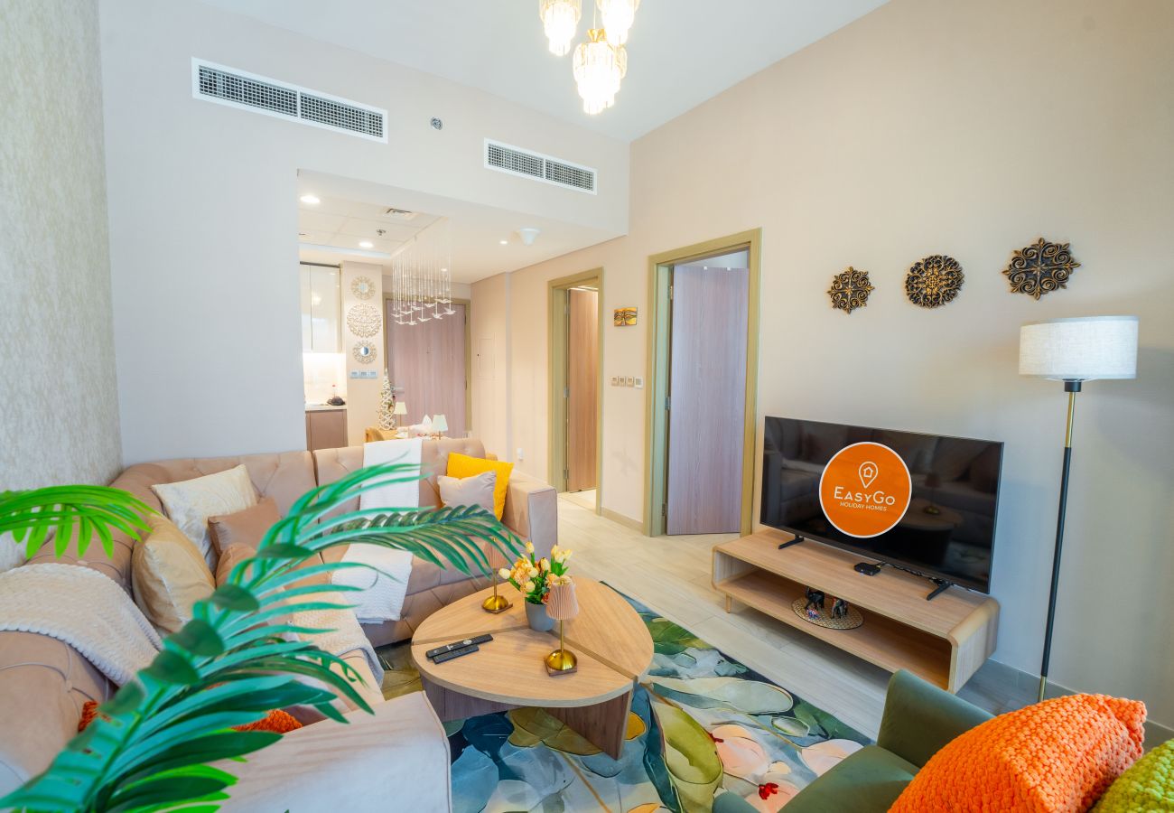 Apartment in Dubai - EasyGo – Elegant 1-Bedroom Apartment with Balcony