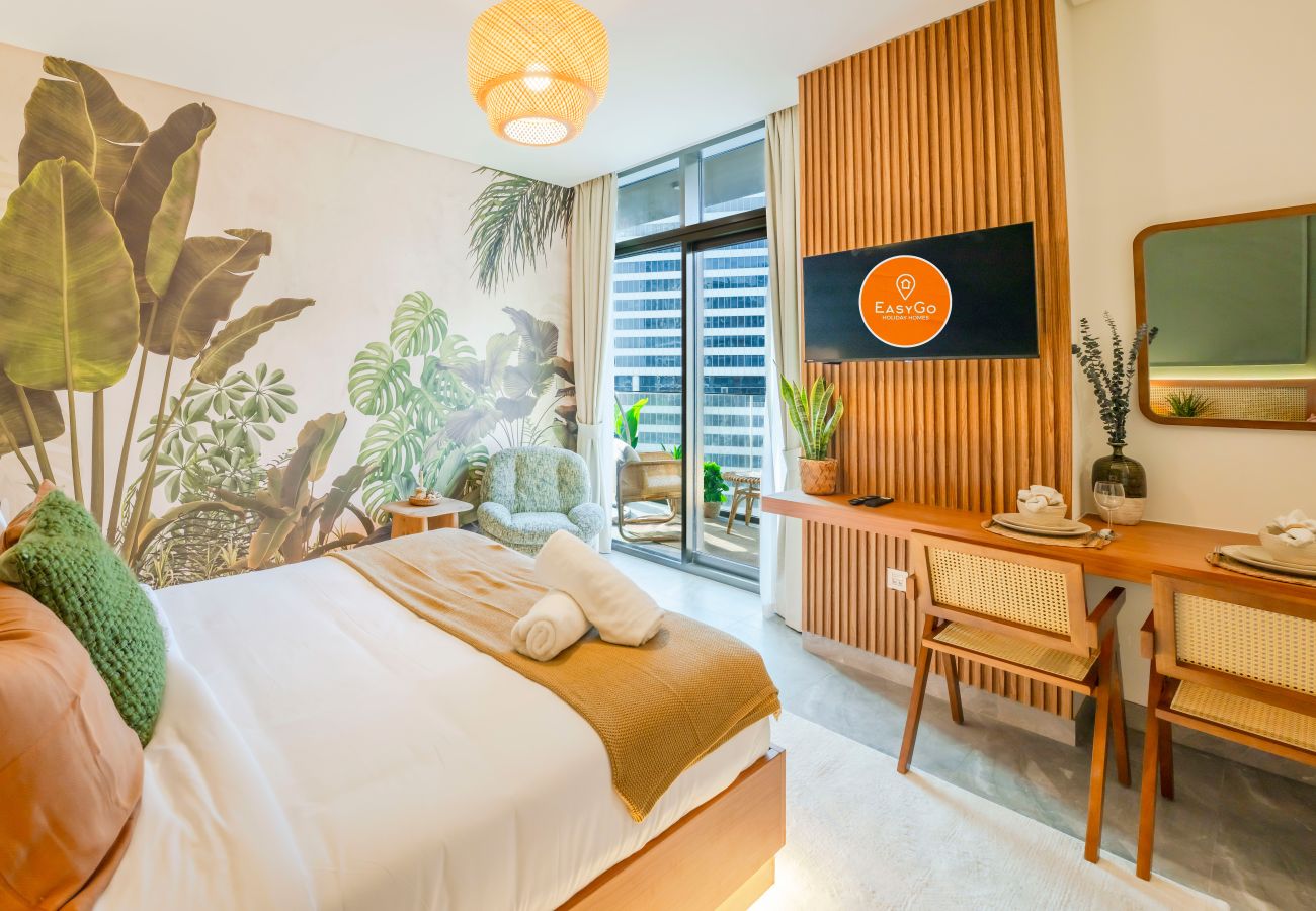 Studio in Dubai - EasyGo – Tropical Chic Studio in Business Bay