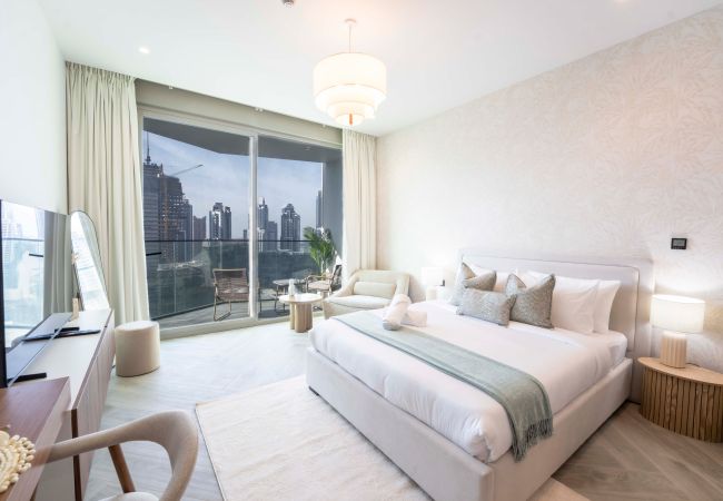 Studio in Dubai - EasyGo - Chic high floor Studio with Burj View